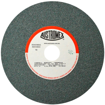 Rueda Abrasiva para rectificar y afilar herramientas de corte de carburo de tungsteno y cementados de 7-7/8 x 1 x 1 pulg. 246