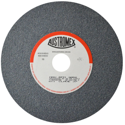 Rueda Abrasiva para esmerilar todo tipo de acero, hierro forjado de 7-7/8 x 25/32 x 1 pulg. 37