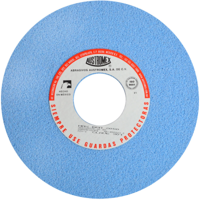 Rueda Abrasiva para afilado y rectificado de acero de 11-13/16 x 1 x 3 pulg.