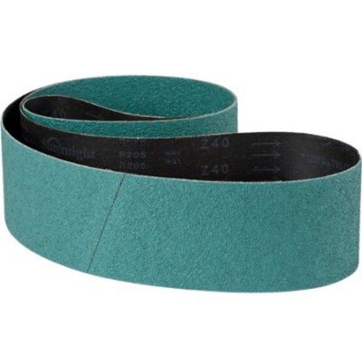 Lija de Banda Verde R203 P120 6" x 168" | Circonio Alto Rendimiento